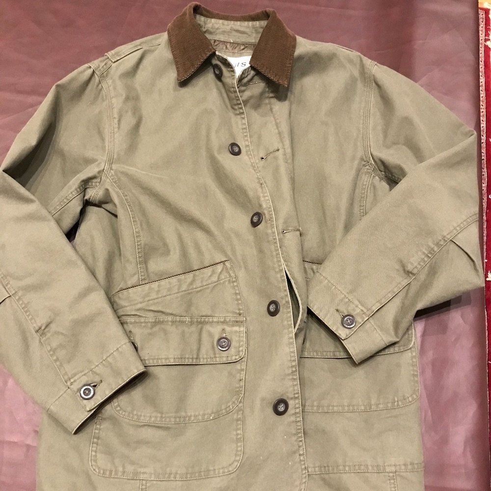 Orvis Men’s Olive Green hunting jacket. Medium.